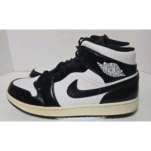 Air Jordan 1 Mid SE Carbon Fiber All Star Weekend Size 14 - Picture 3 of 6